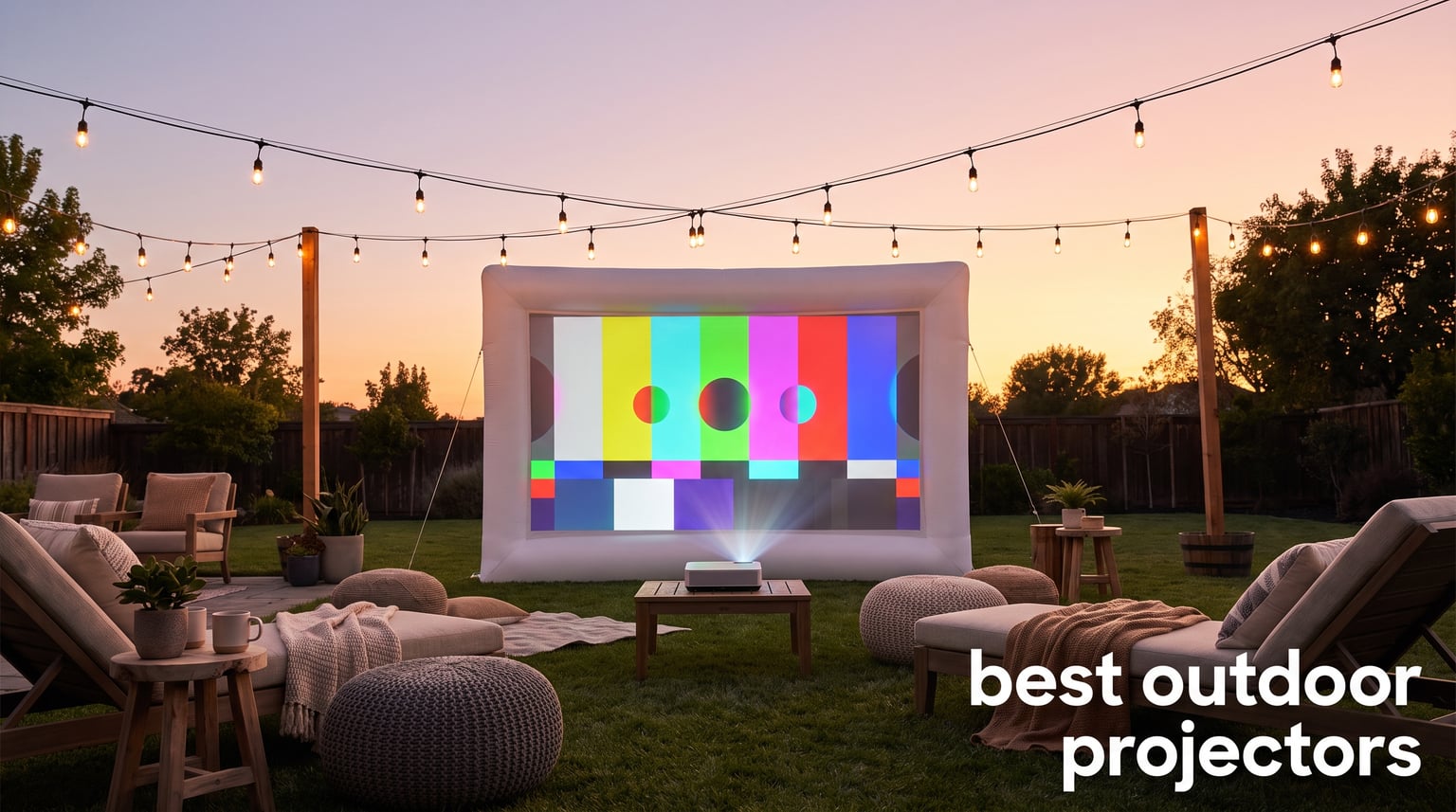 best outdoor projectors