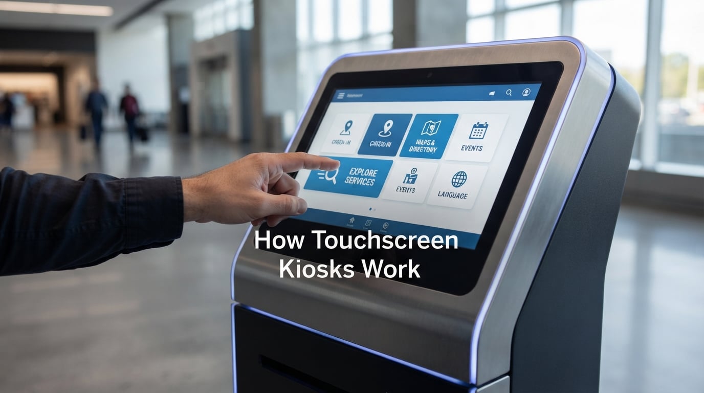 How Touchscreen Kiosks Work