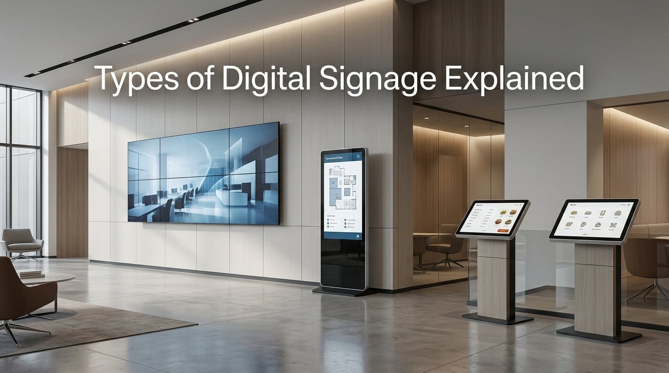 Types of Digital Signage Explained