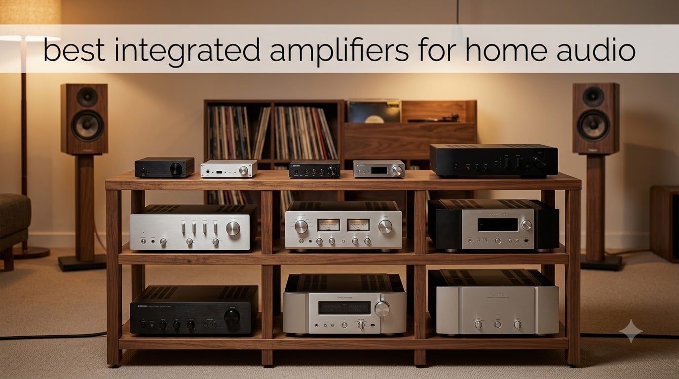 best integrated amplifiers for home audio