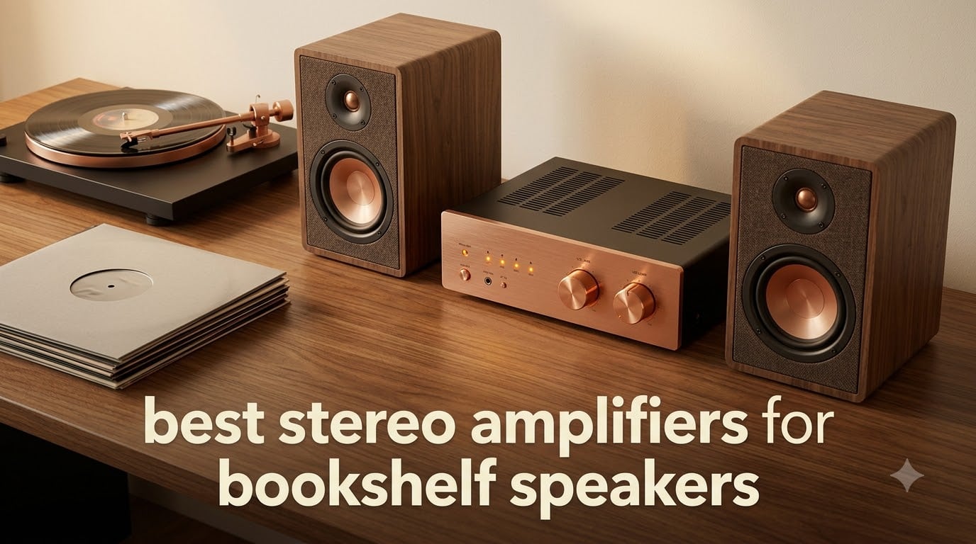 best stereo amplifiers for bookshelf speakers