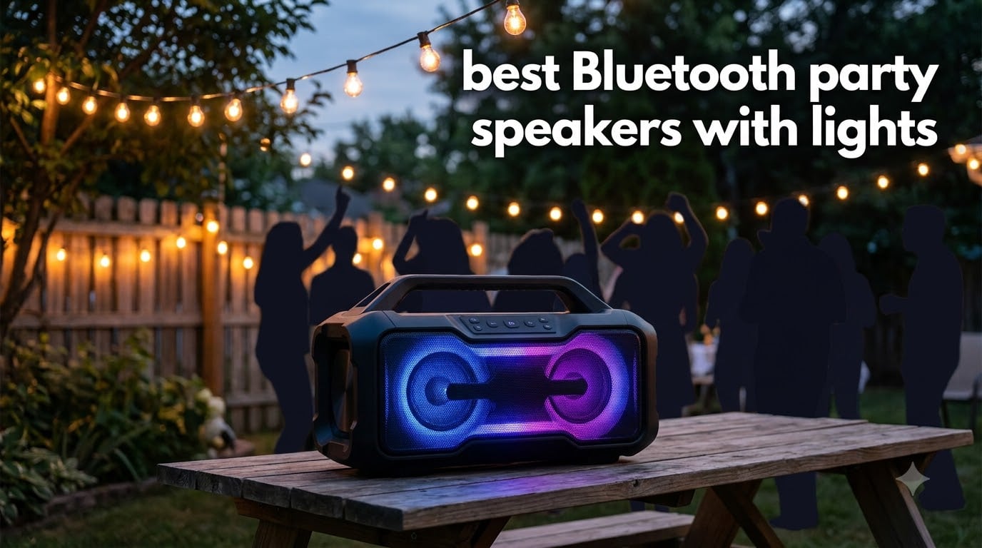 best Bluetooth party speakers with lights