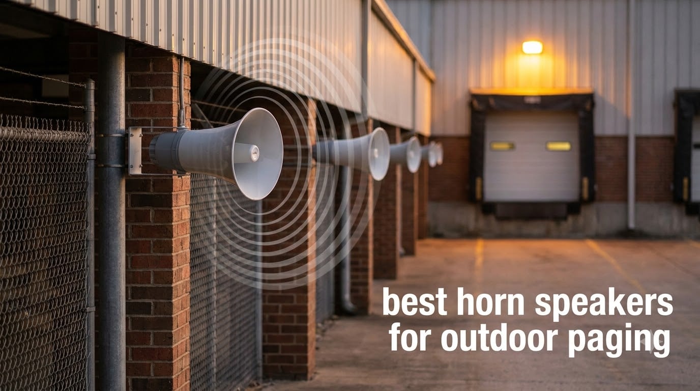 best horn speakers for outdoor paging