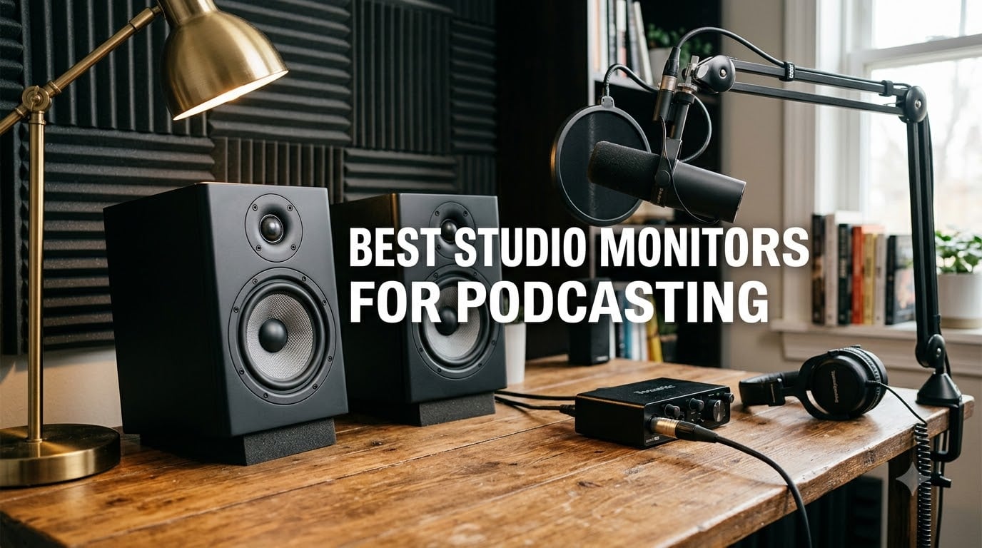 best studio monitors for podcasting