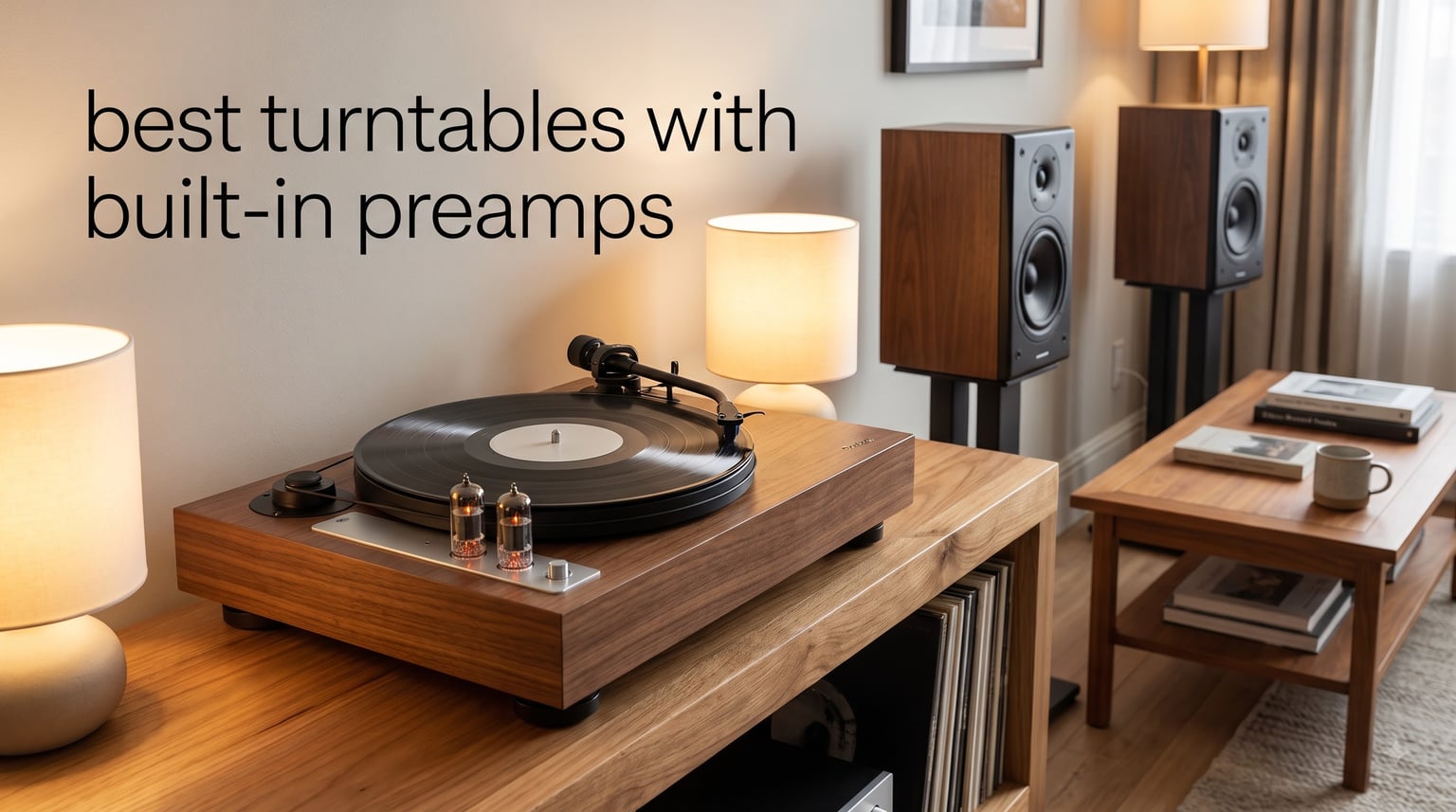 best turntables with built-in preamps