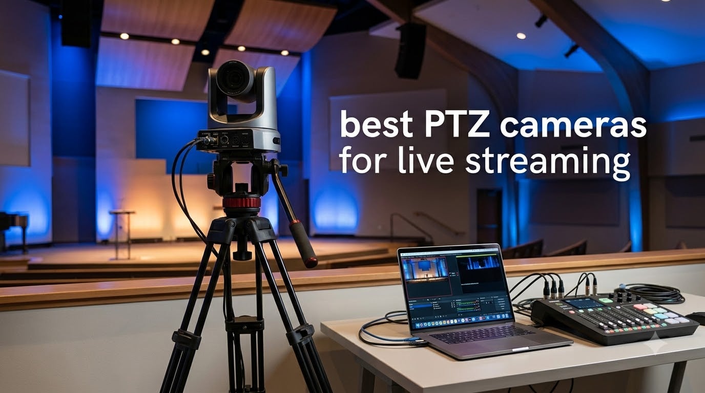 best PTZ cameras for live streaming