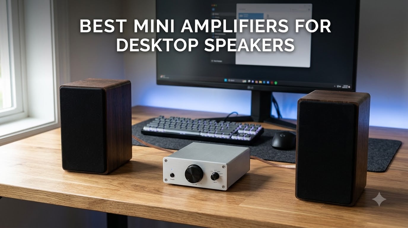 best mini amplifiers for desktop speakers