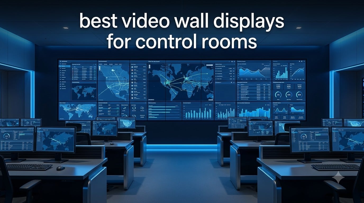 best video wall displays for control rooms