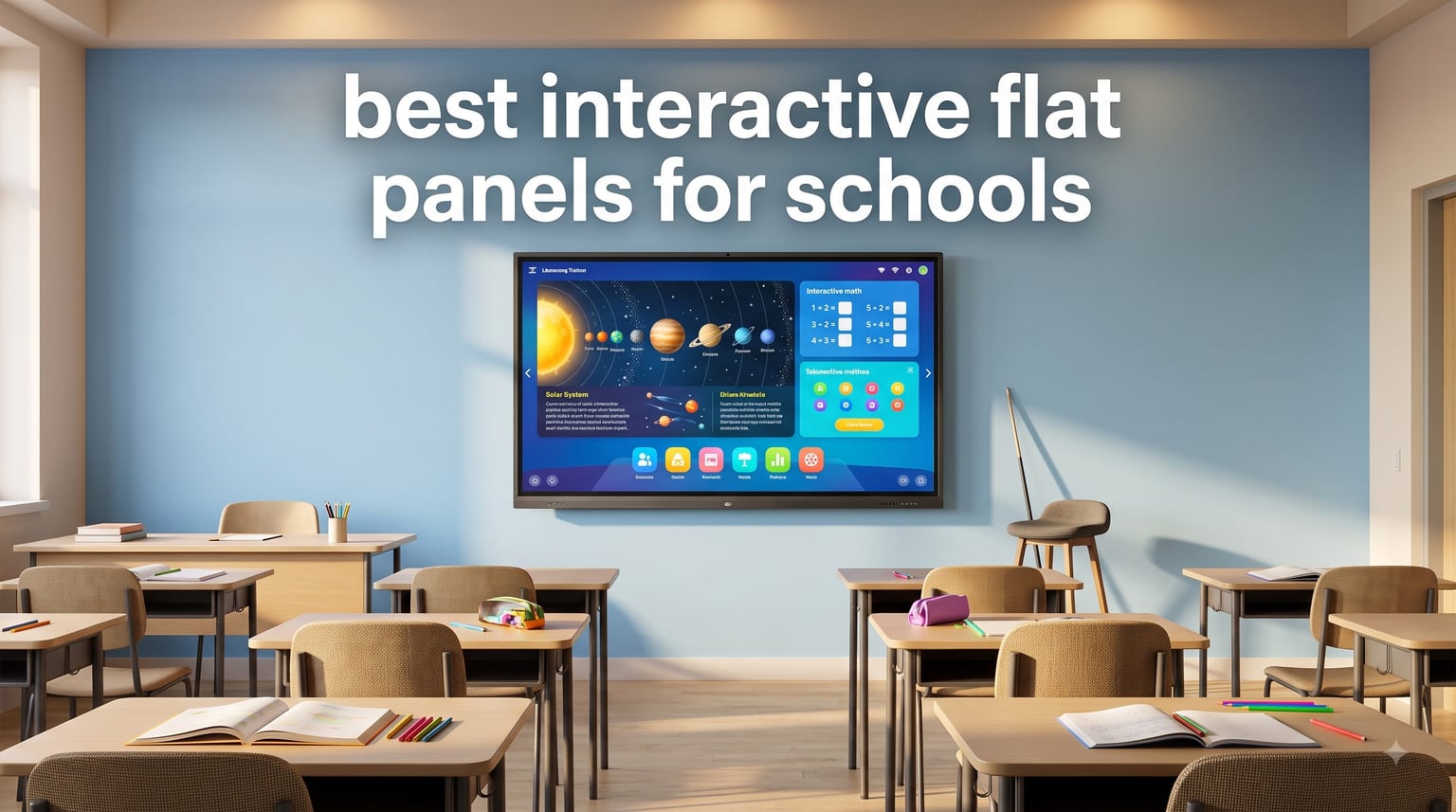 best interactive flat panels for schools