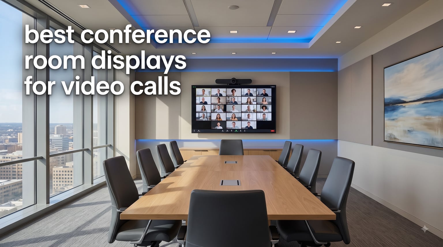 best conference room displays for video calls