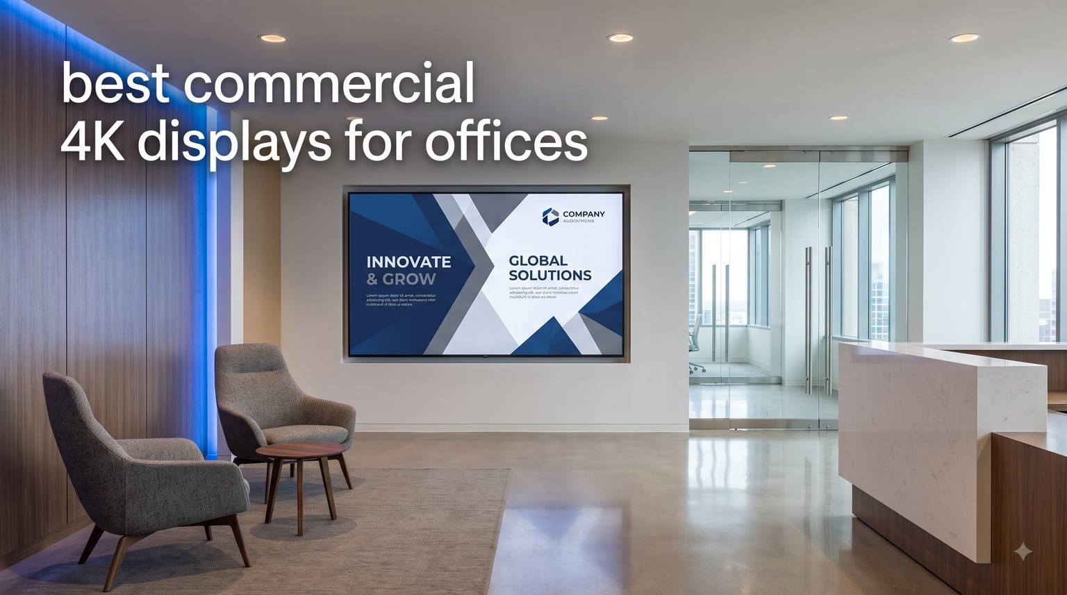 best commercial 4K displays for offices