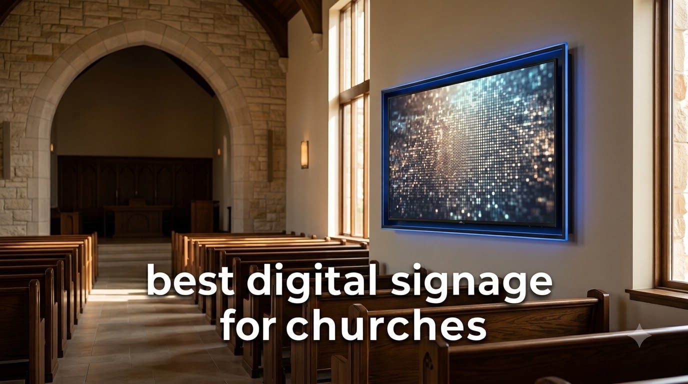 best digital signage for churches