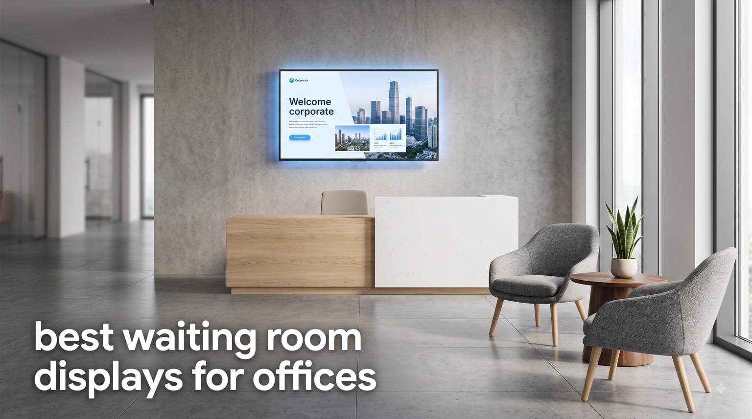 best waiting room displays for offices