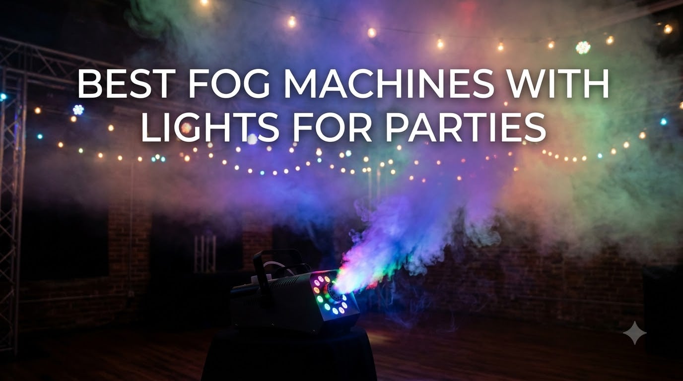best fog machines with lights for parties