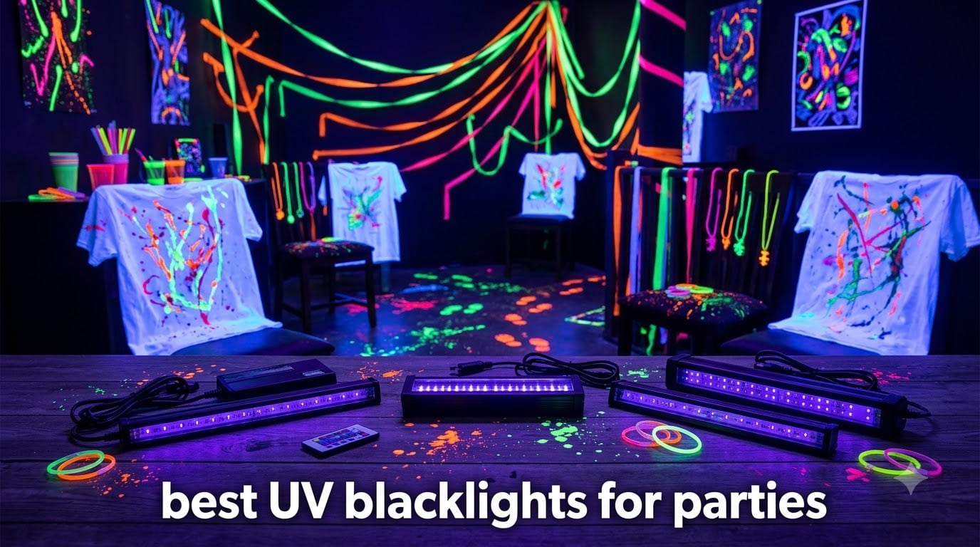 best UV blacklights for parties