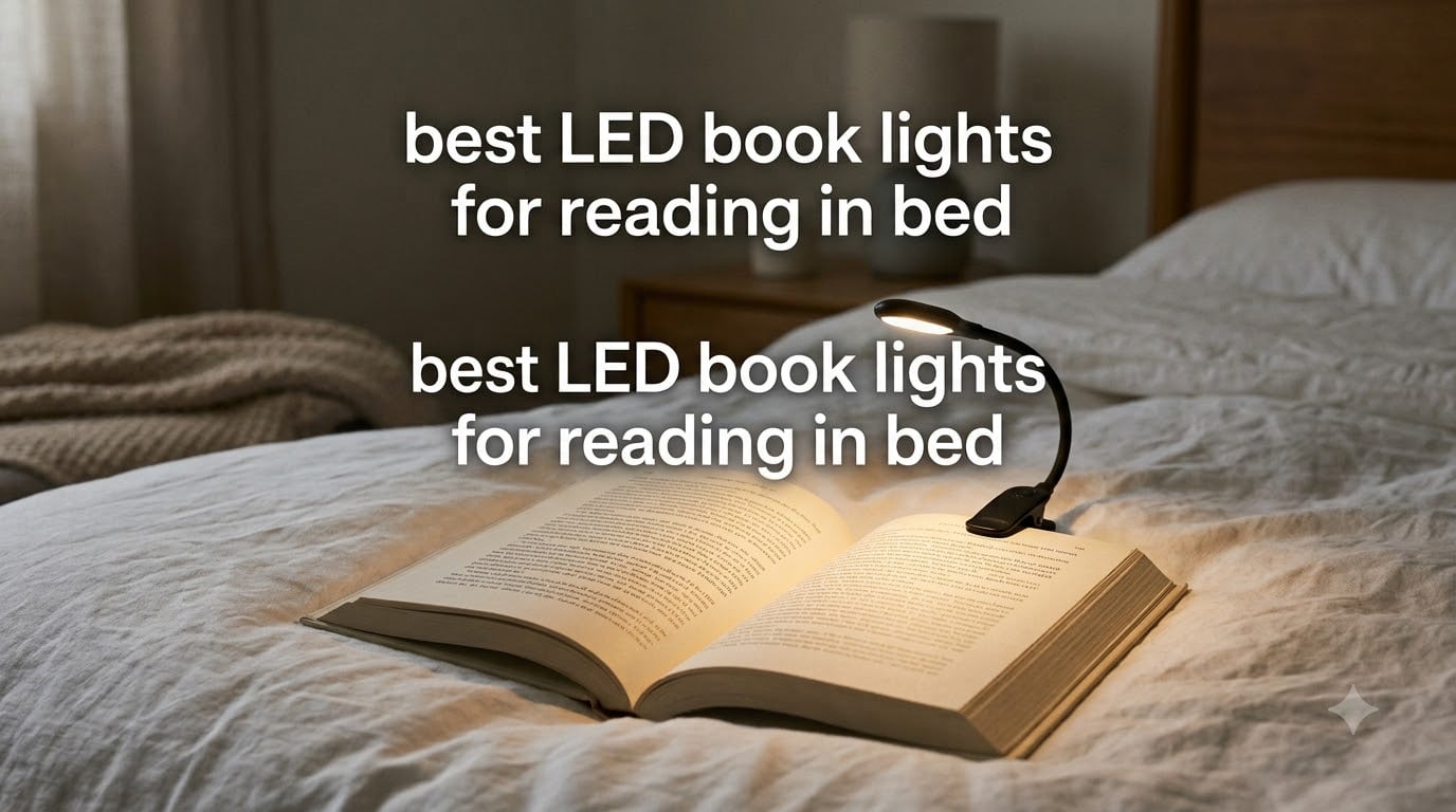 best LED book lights for reading in bed