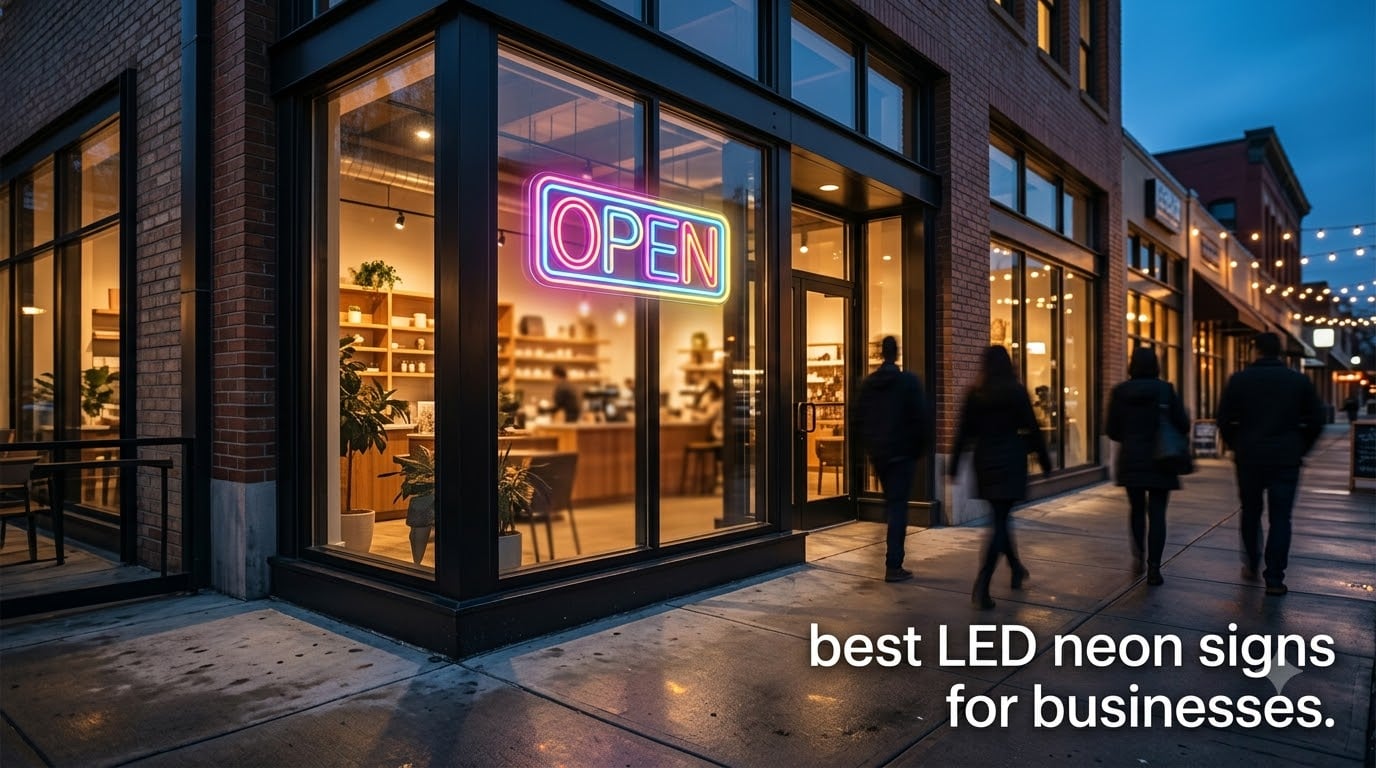 best LED neon signs for businesses