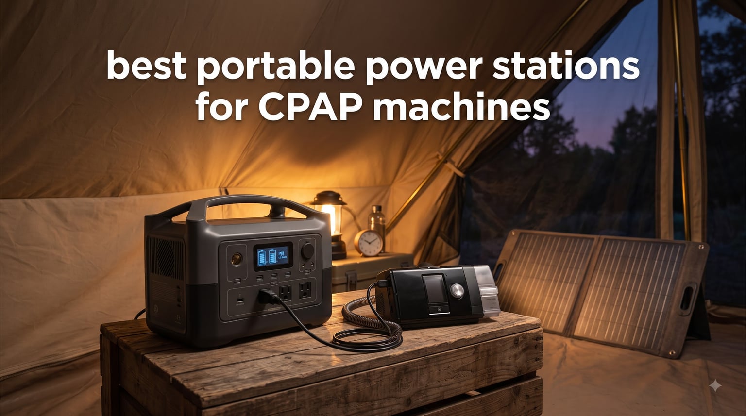 best portable power stations for CPAP machines
