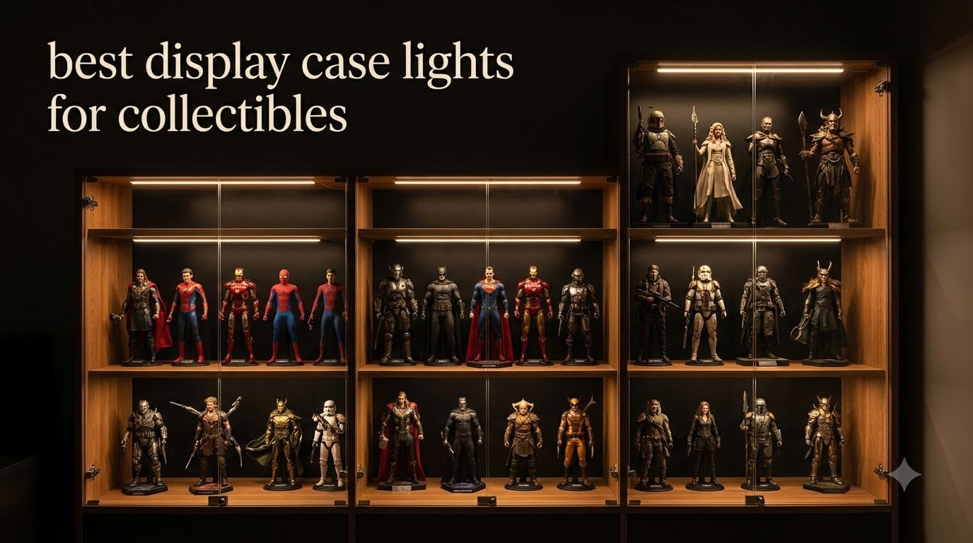 best display case lights for collectibles
