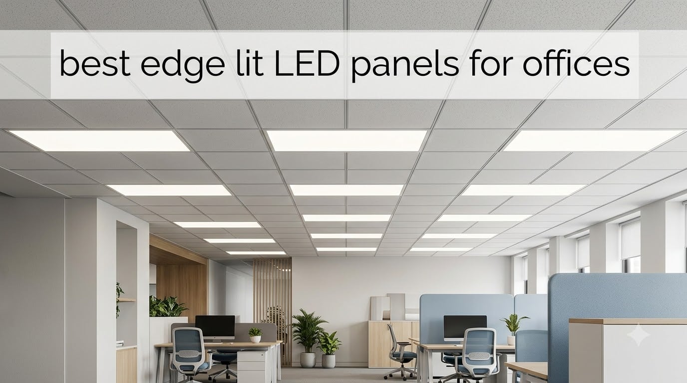 best edge lit LED panels for offices