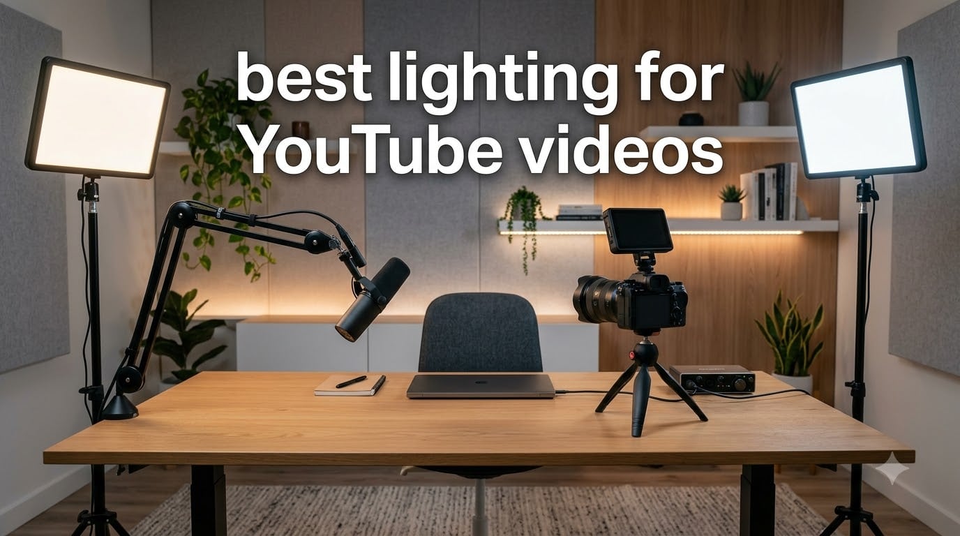 best lighting for YouTube videos