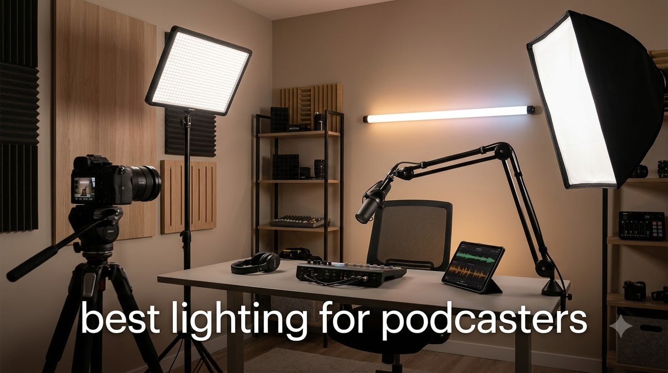 best lighting for podcasters