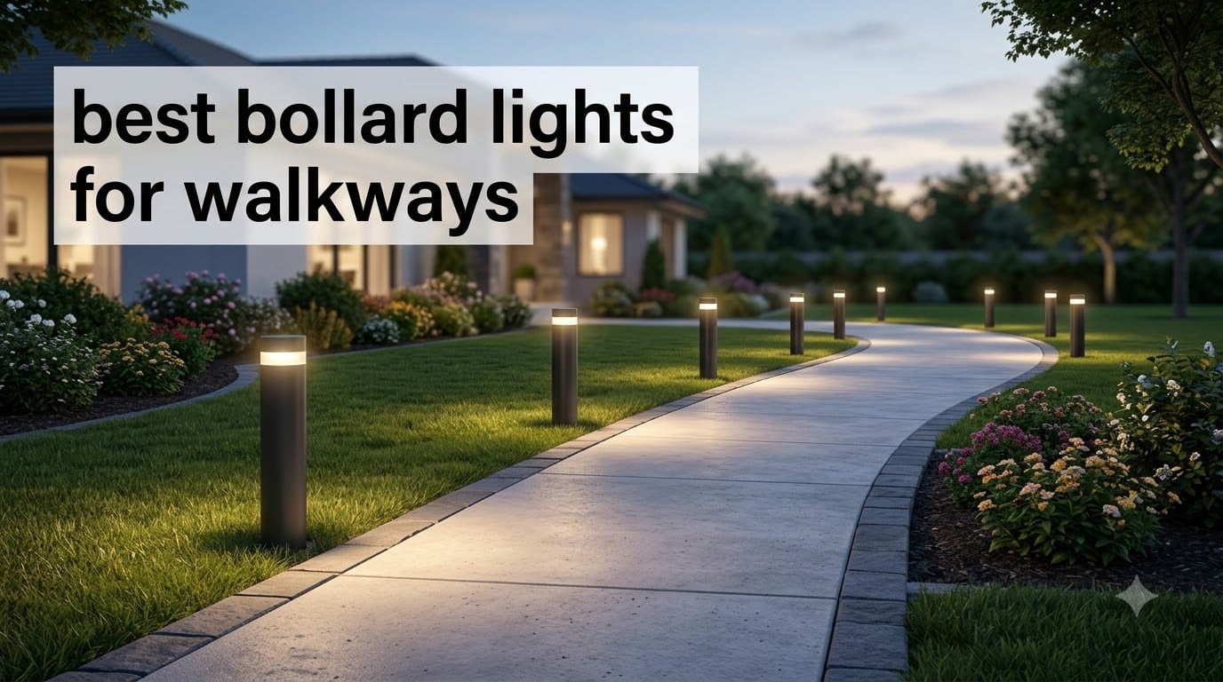 best bollard lights for walkways