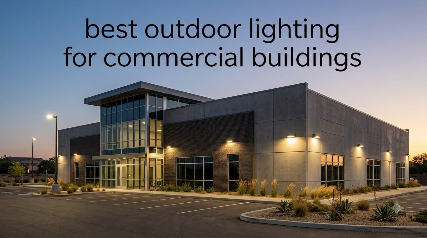 best outdoor lighting for commercial buildings