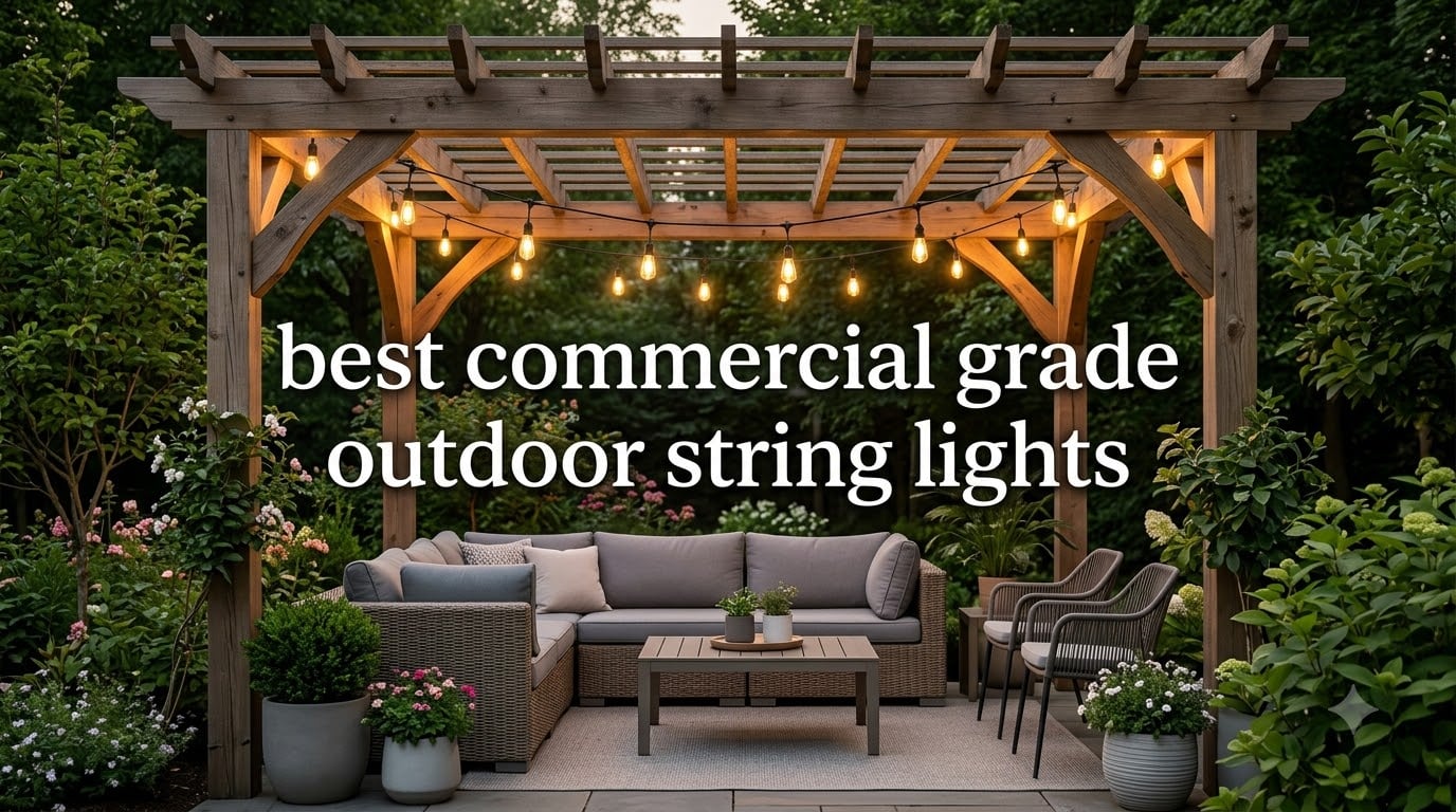 best commercial grade outdoor string lights