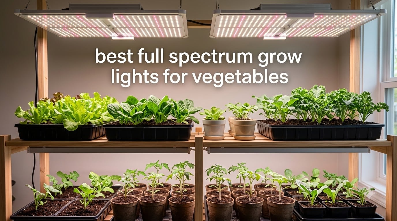 best full spectrum grow lights for vegetables