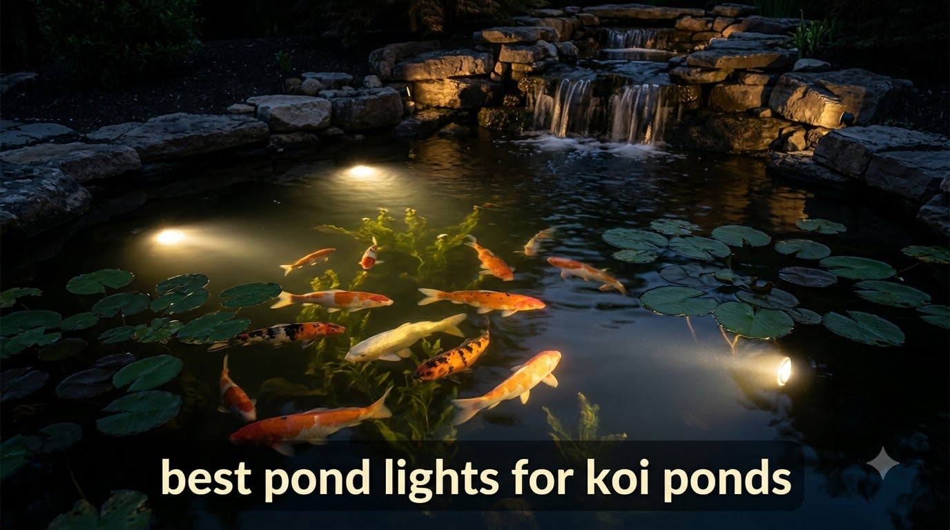 best pond lights for koi ponds