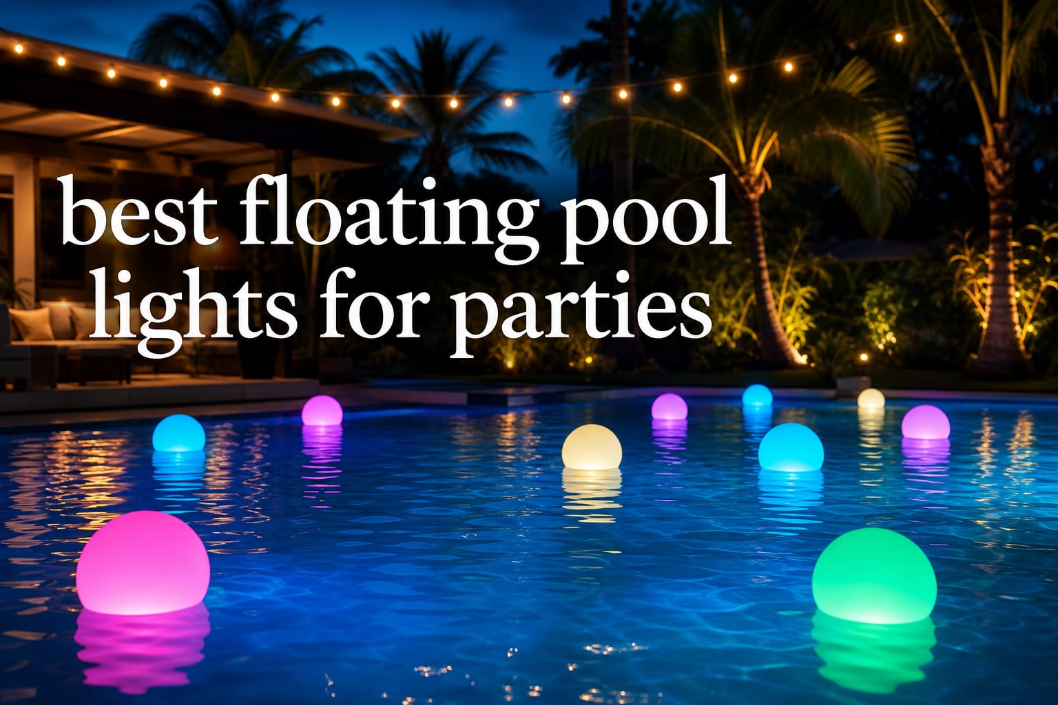 best floating pool lights for parties