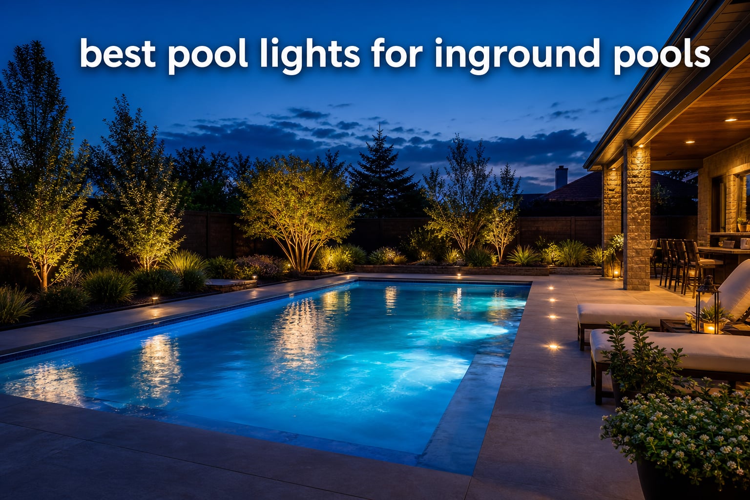 best pool lights for inground pools