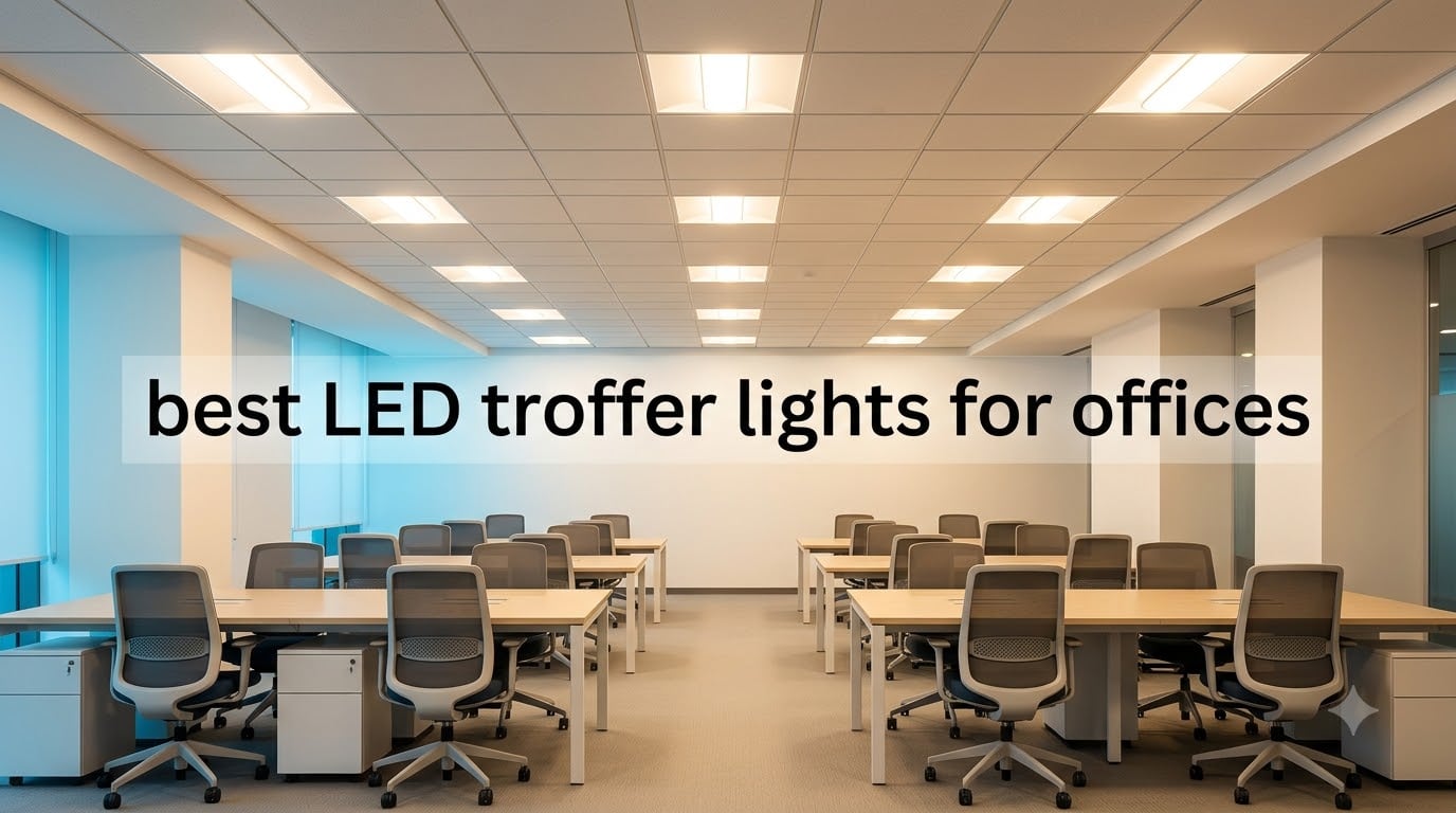 best LED troffer lights for offices
