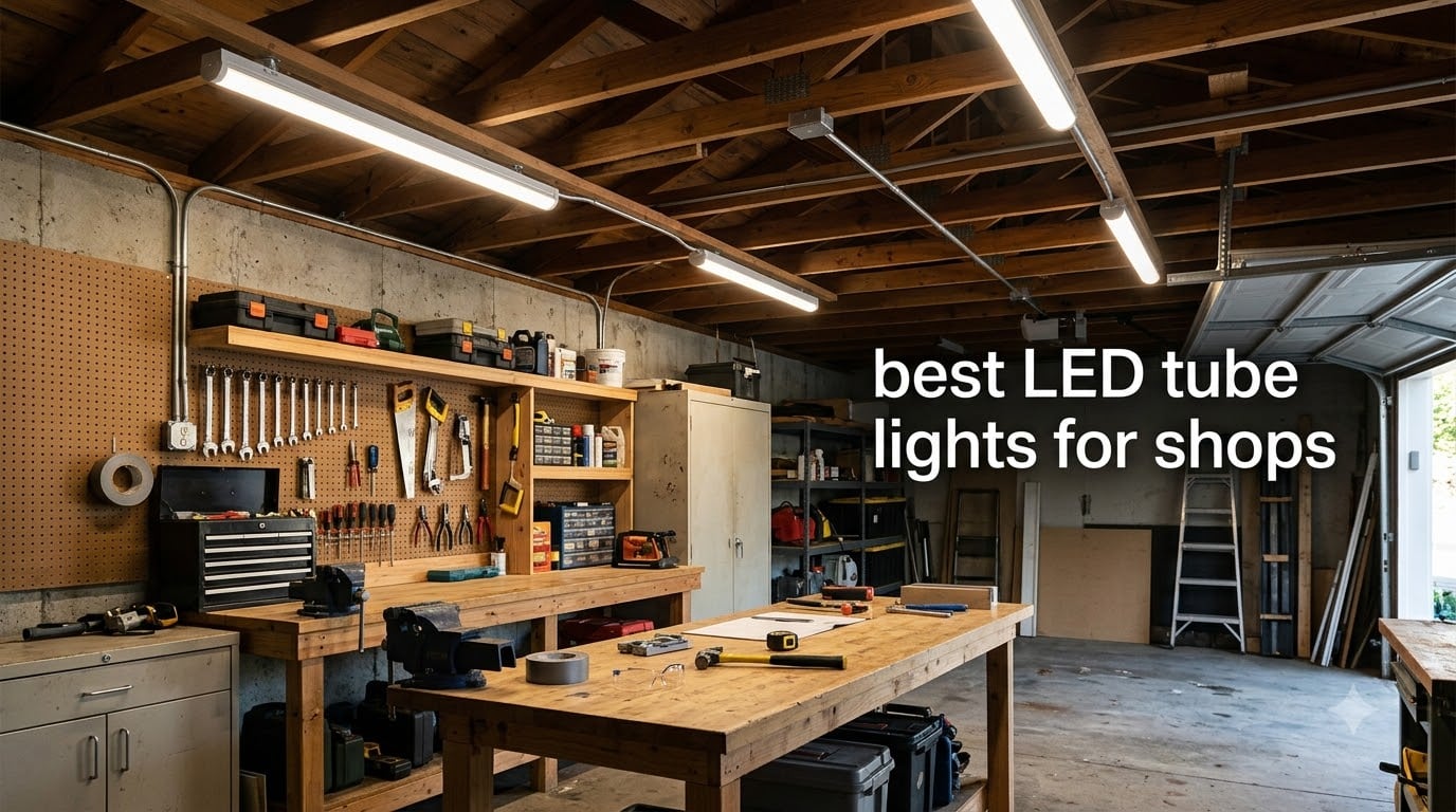best LED tube lights for shops