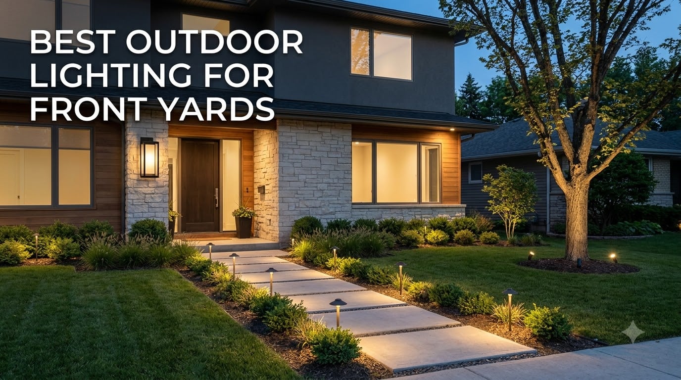 best outdoor lighting for front yards