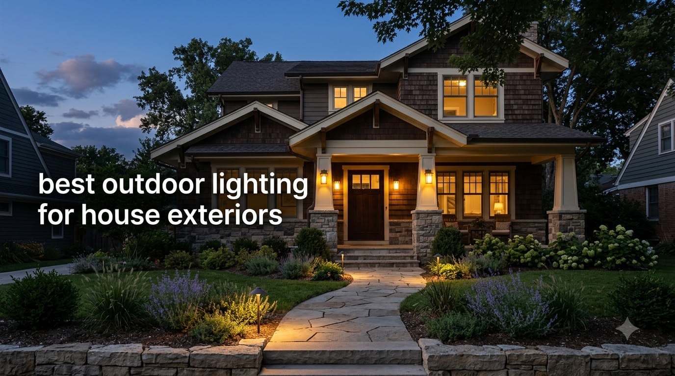 best outdoor lighting for house exteriors