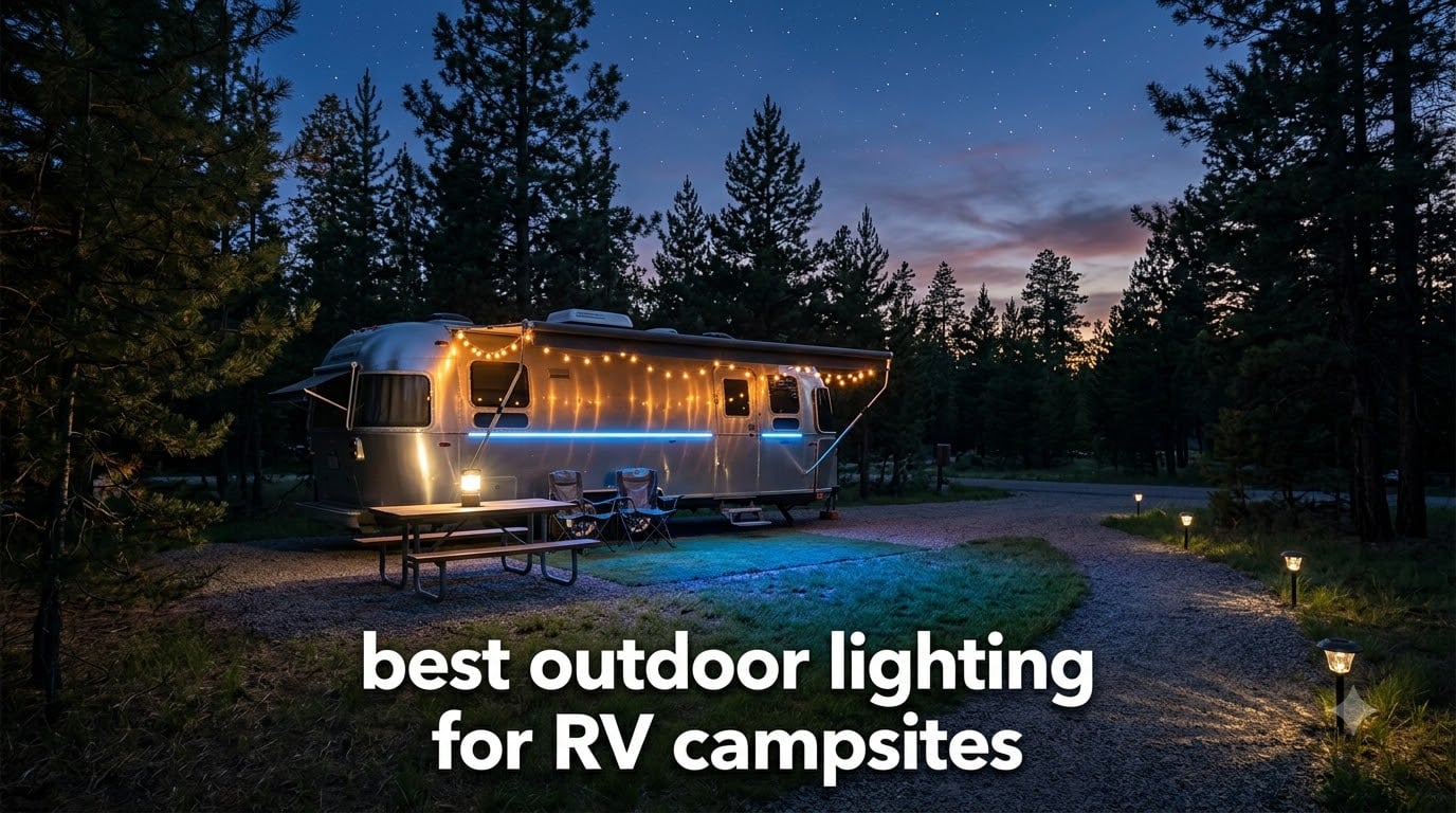 best outdoor lighting for RV campsites