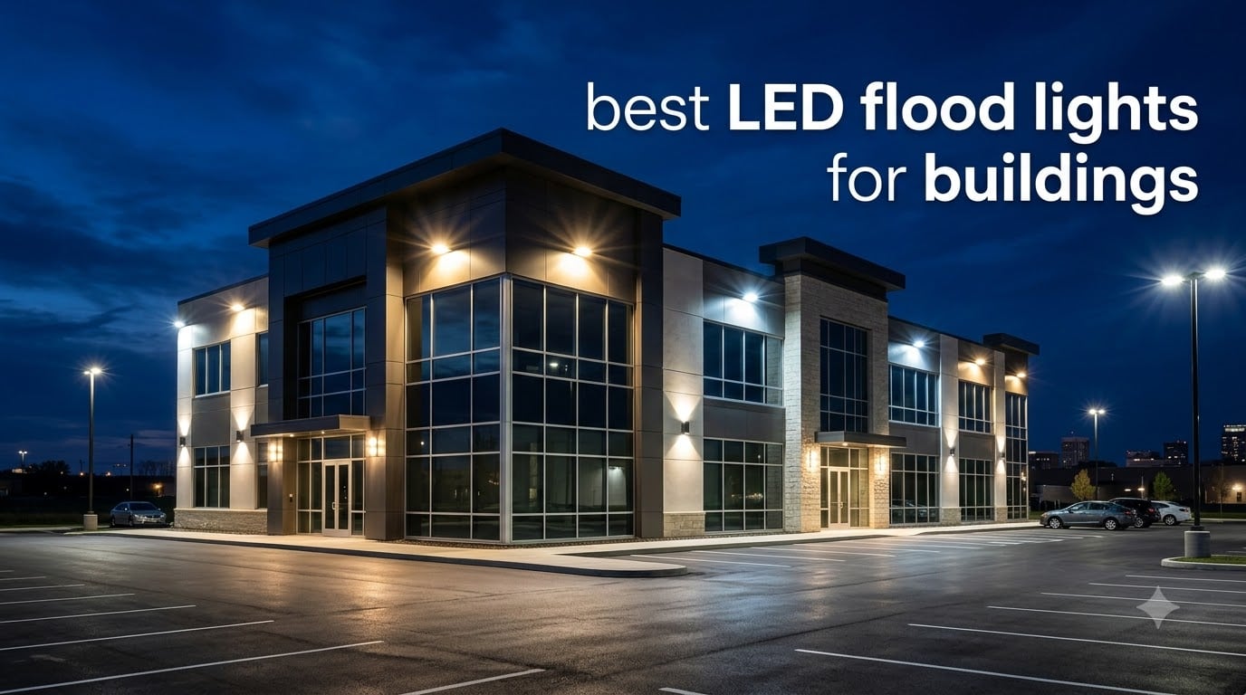 best LED flood lights for buildings