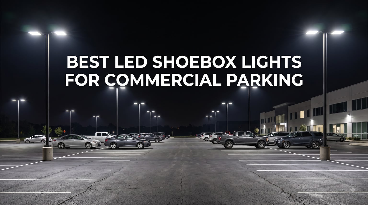 best LED shoebox lights for commercial parking