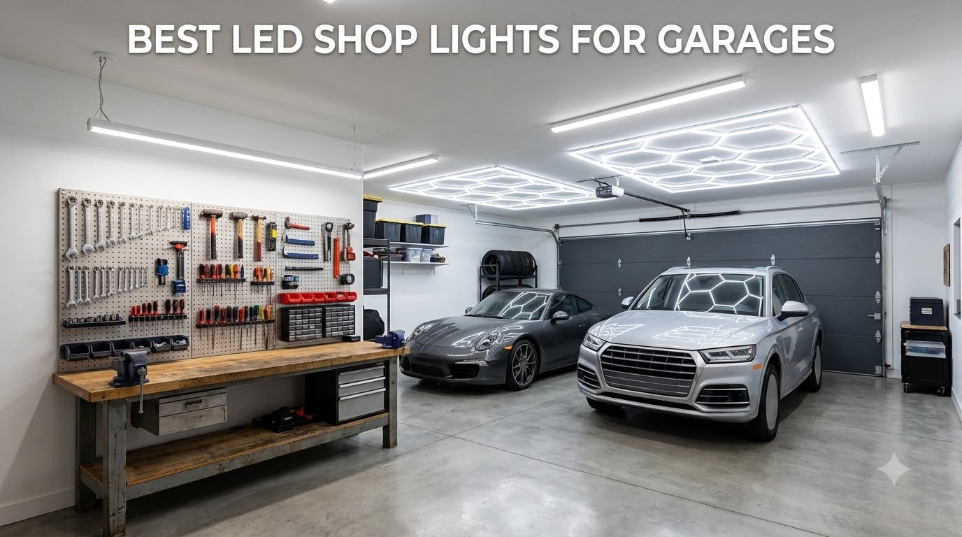best LED shop lights for garages