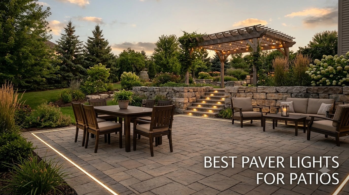 best paver lights for patios