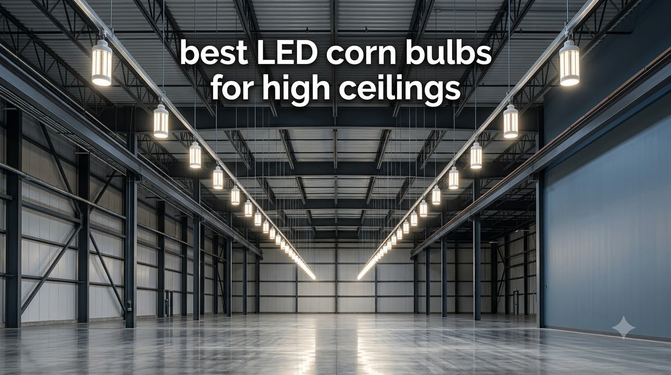 best LED corn bulbs for high ceilings