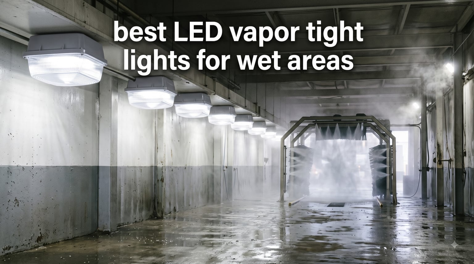 best LED vapor tight lights for wet areas