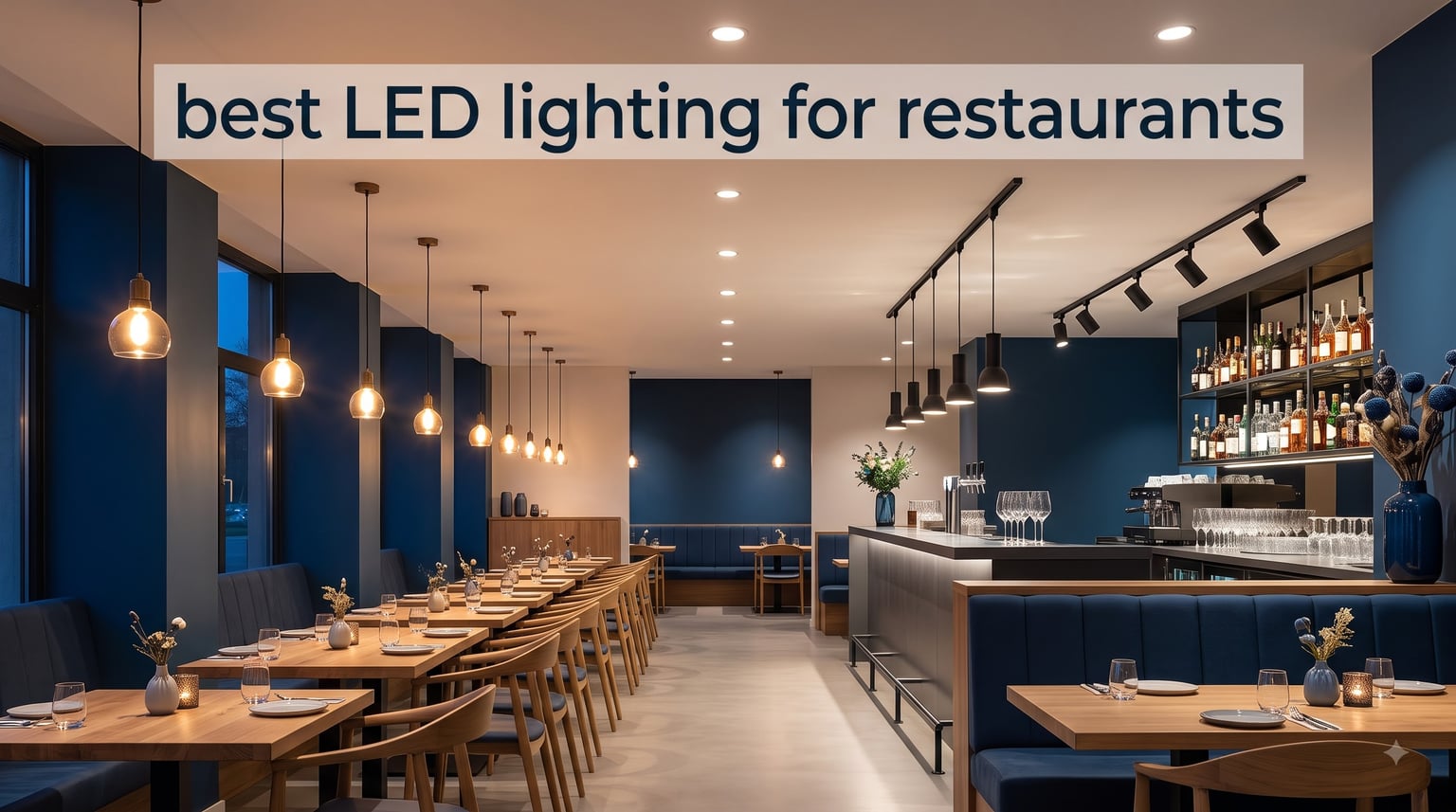 best LED lighting for restaurants