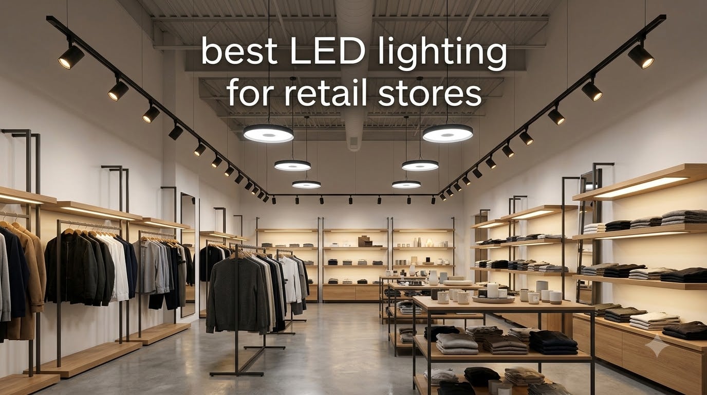 best LED lighting for retail stores