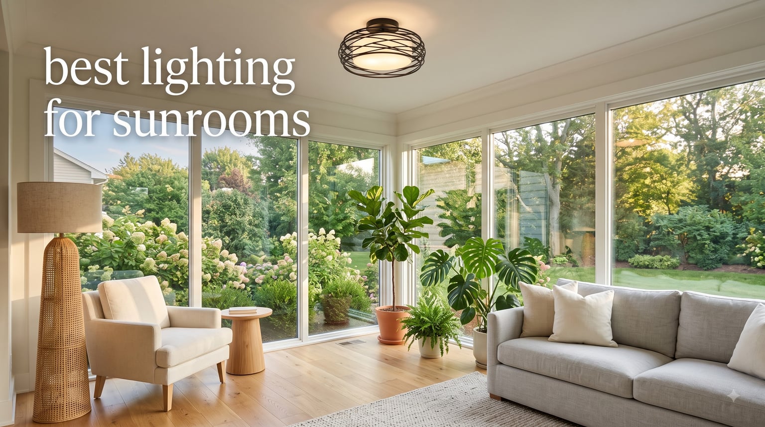best lighting for sunrooms