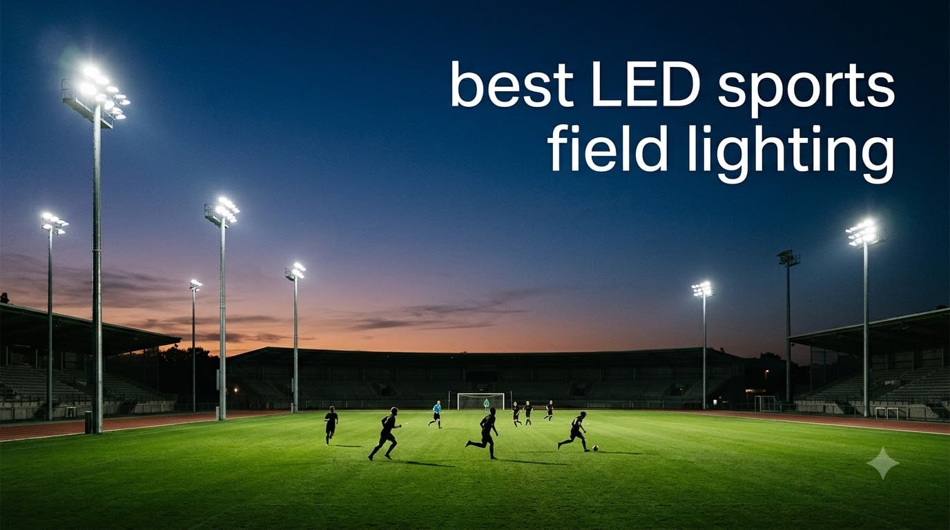 best LED sports field lighting