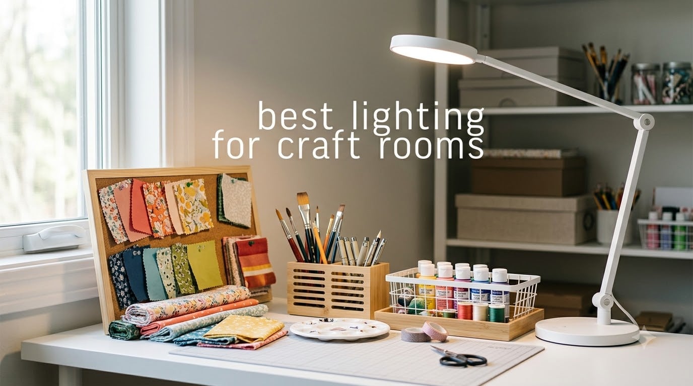 best lighting for craft rooms