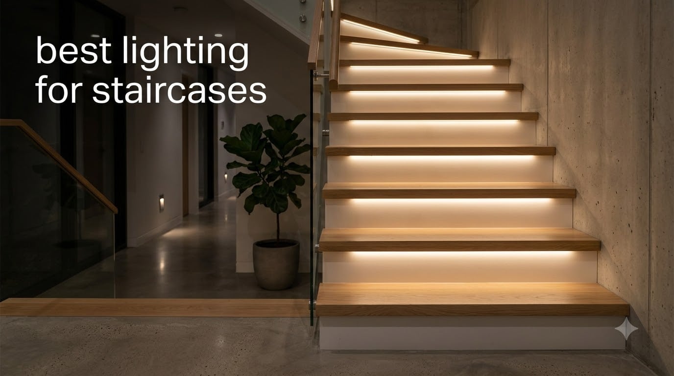 best lighting for staircases